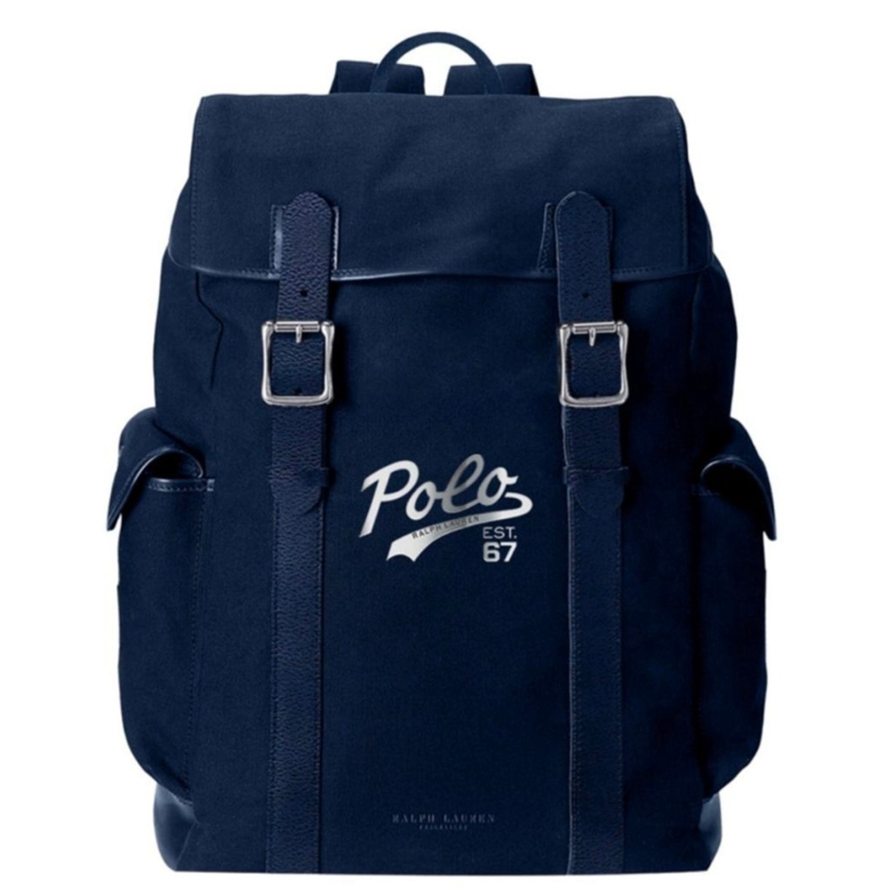 Polo Ralph Lauren Backpack Navy with White Logo NWOT